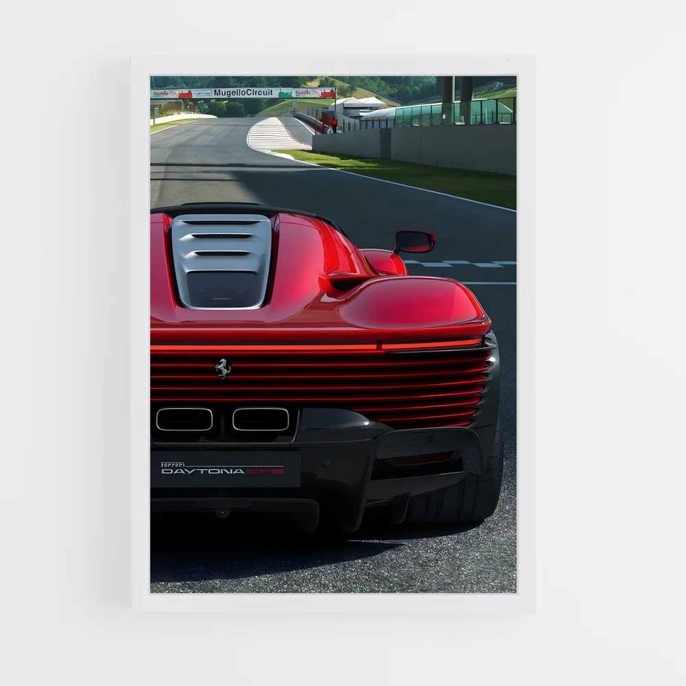 Poster Enzo Daytona – affiche Ferrari (vue 3)